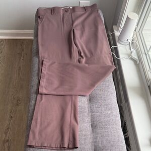 Betabrand Women's Dusty Rose Stretch Trousers